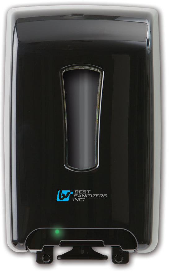 VersaClenz Automatic Touchless Soap Dispenser - Black | Hands-Free Sanitizer for Bathroom, Kitchen & Office | Hygienic & Convenient Liquid Soap Dispenser