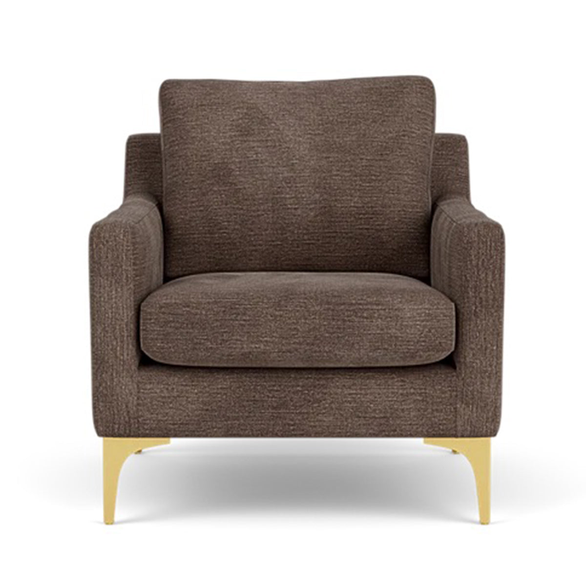 Astha Fabric Armchair - Modern Upholstered Accent Chair for Living Room, Bedroom & Office - Comfortable Lounge Chair with Soft Fabric & Sturdy Frame