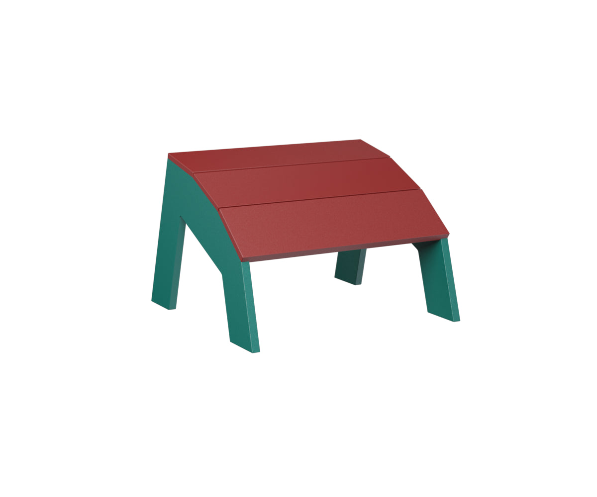 Berlin Gardens Nordic Adirondack Footstool - Outdoor Patio Furniture, Solid Wood Footrest for Garden, Deck & Poolside Relaxation