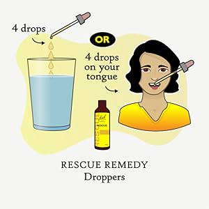 Bach Rescue Remedy Natural Stress Relief Drops - 10ml Herbal Flower Essence for Anxiety & Emotional Balance - Perfect for Travel, Work & Daily Stress Management