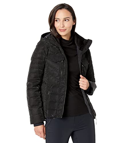 Obermeyer Devon Women's Down Jacket with Full Front Zipper & Fleece Chin Warmer - Stylish Winter Coat for Outdoor Activities, Skiing, and Cold Weather Fashion