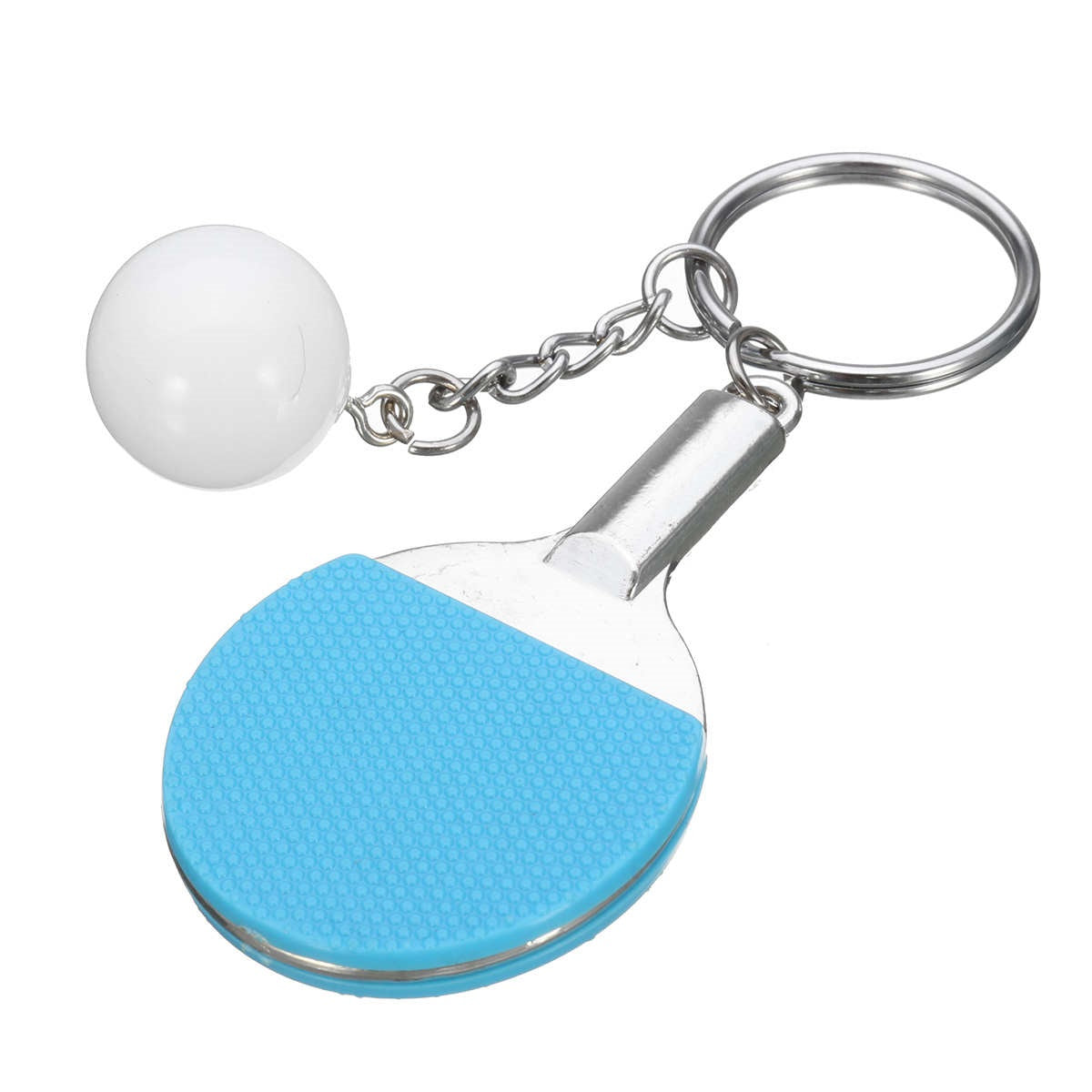 Yumo Creative Mini Table Tennis Keychain - Portable Sports Gift for Ping Pong Lovers - Perfect for Office Desk, Car Keys & Backpack Accessories