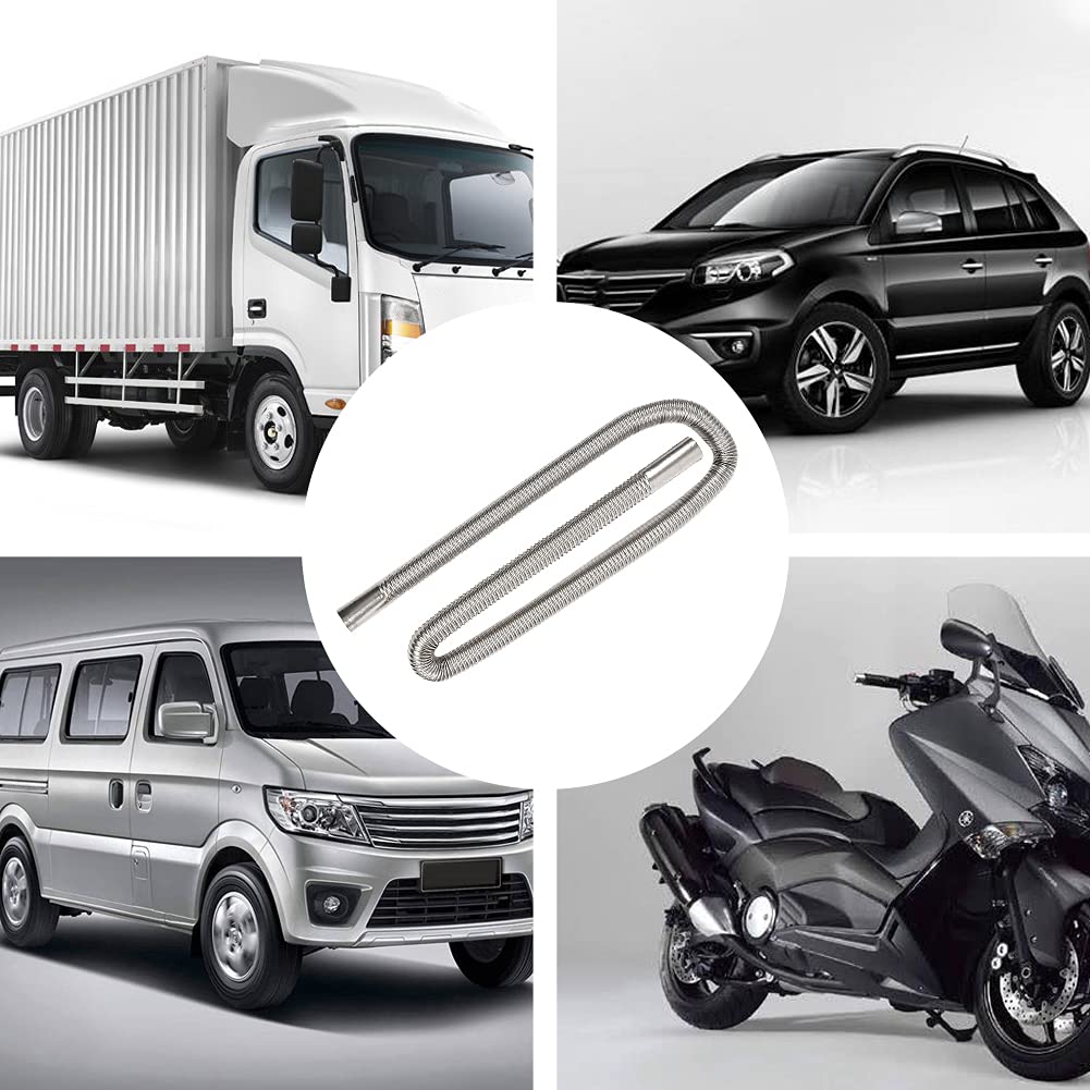 Stainless Steel Parking Air Heater Exhaust Pipe - 120cm/47.24in Diesel & Gas Vent Hose for Trucks, RVs & Campers - Durable Fuel Tank Heating Solution for Winter Camping & Cold Weather Use
