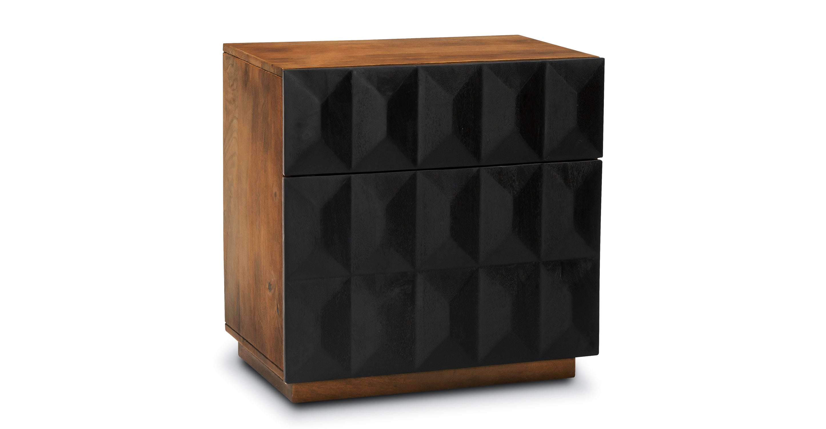 Modern Nightstand with USB Ports - Bedside Table with Storage Drawer for Bedroom, Living Room, or Office - Perfect for Charging Devices and Organizing Essentials