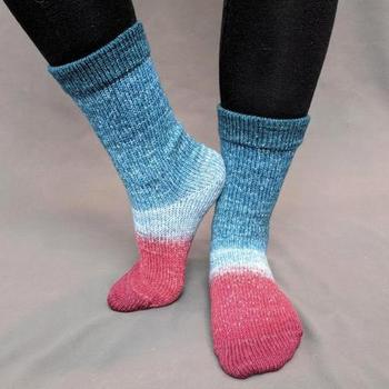 Women's Machine Knit Socks - US Size 6.5 | Ready to Wear & Ship | Cozy Comfort for Everyday Wear, Workouts & Home Relaxation