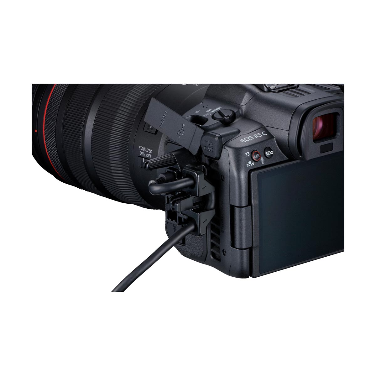 Canon EOS R5 C Mirrorless Cinema Camera Body - 8K Video, Full Frame Sensor, Professional Filmmaking & Photography - Perfect for Wedding Videography, Documentary Filmmaking, and Studio Productions