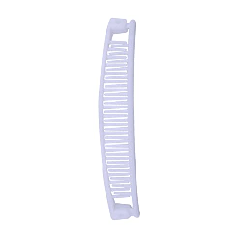 QICHA Small Banana Clip Comb for Women & Girls - Fishtail Hair Clamp, Ponytail Holder, Hair Accessory for Long Hair - Perfect for School, Work, Parties & Everyday Styling