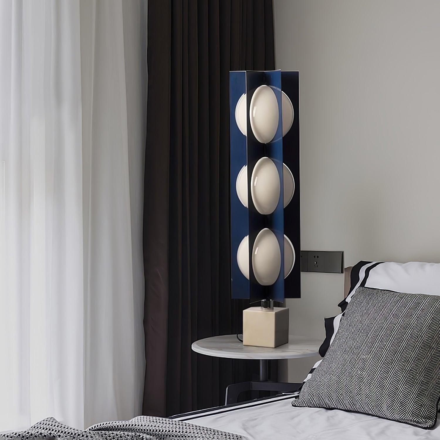 Blue Kleos Modern Floor Lamp - Adjustable Brightness for Living Room, Bedroom & Office - Perfect for Reading, Relaxing & Decor