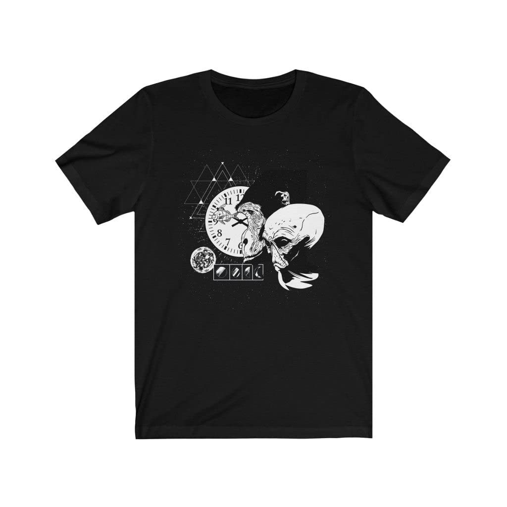 Alien UFO Fan Gift - ET Monkey UFO T-Shirt for Sci-Fi Lovers | Perfect for Cosplay, Comic Con & Space Enthusiasts