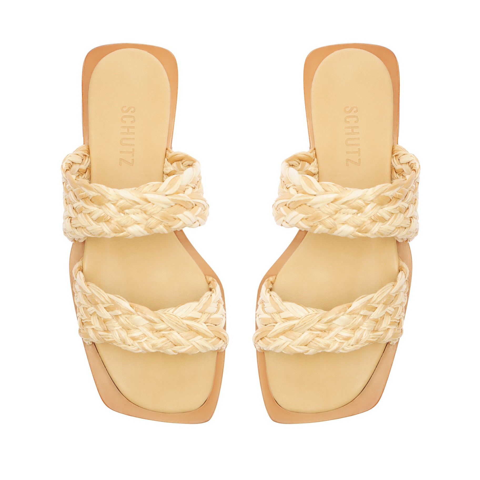 Amani Women's Straw Flat Sandals - Comfortable Summer Beach Sandals for Women, Casual Boho Flip Flops for Vacation, Poolside, and Outdoor Wear