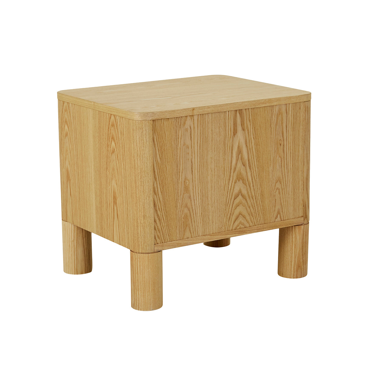 Modern Open Bedside Table - Minimalist Nightstand with Storage Shelf for Bedroom, Living Room & Office - Perfect for Small Spaces, Books, Alarm Clock & Decor