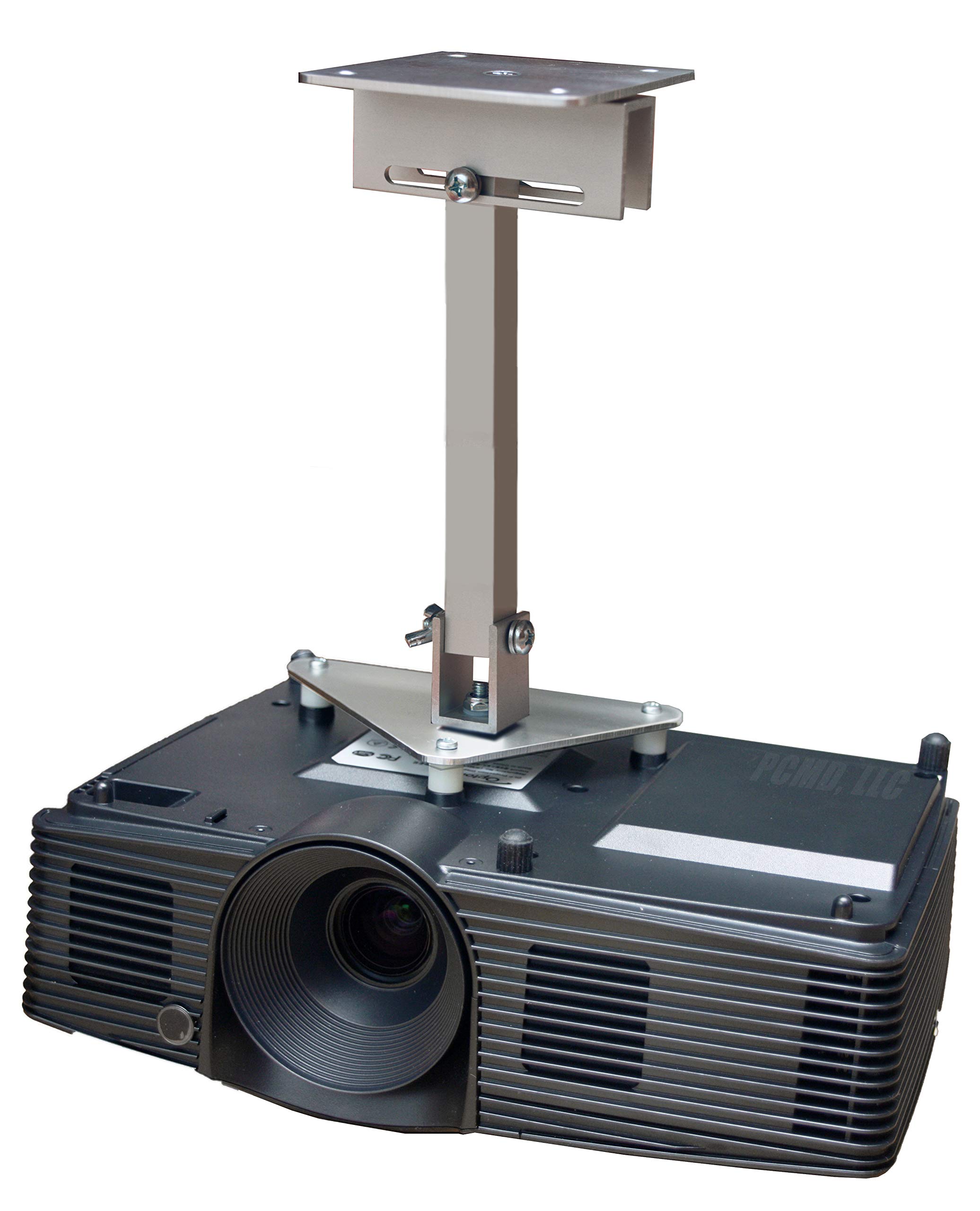 Universal Projector Ceiling Mount Bracket for Infocus Genesis IN116AA IN117AA IN118AA IN119AA - 12-Inch Extension with Lateral Shift Coupling - Perfect for Home Theater, Office Presentations & Classroom Installations