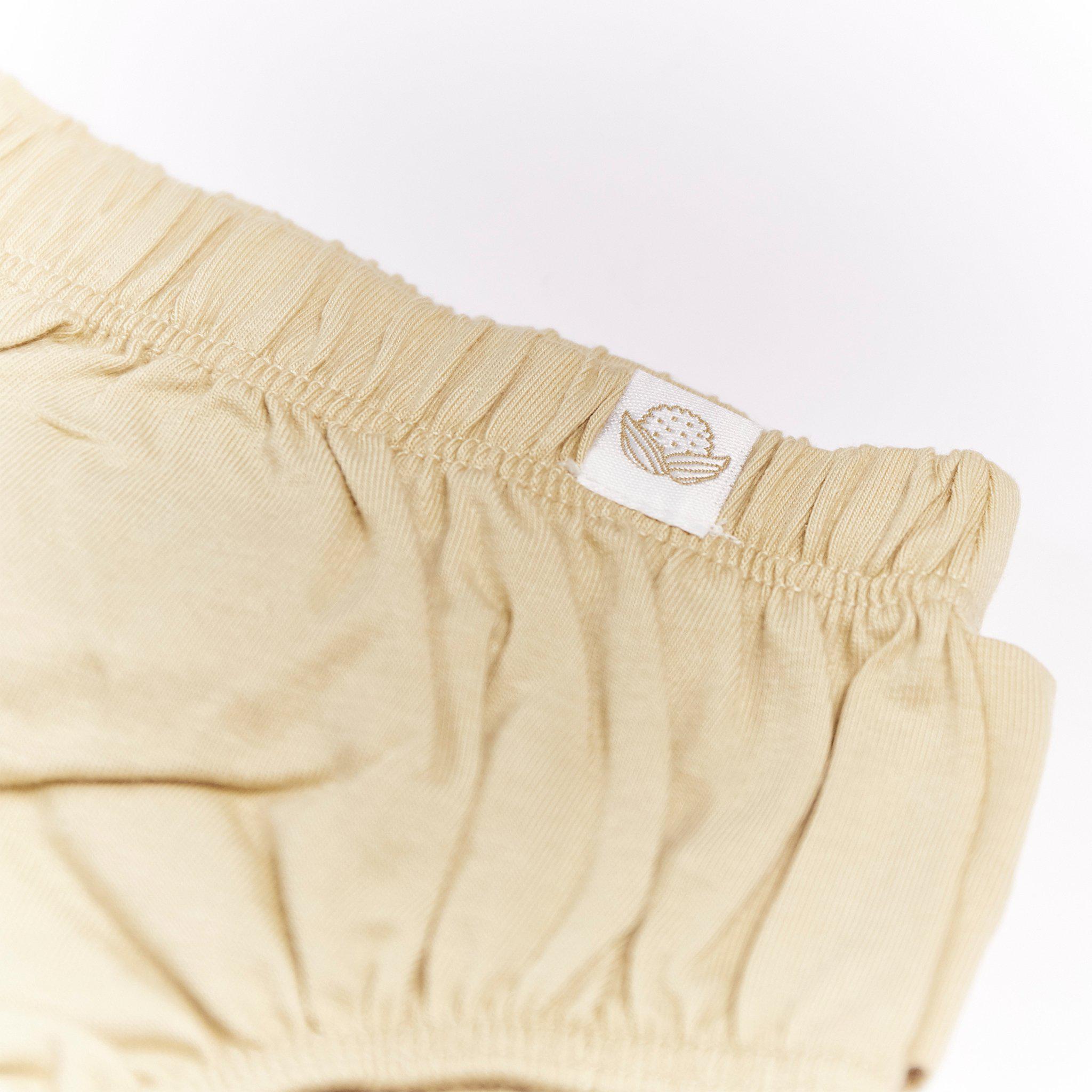 Organic Bow Tie Panties - Comfortable & Breathable Cotton Underwear for Women - Perfect for Daily Wear, Yoga & Lounge - Green Tea Color