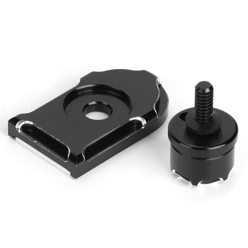 Motorcycle Seat Bolt Cover Kit - Edge Cut Tab Screw Mount Knob - for Secure Seat Protection