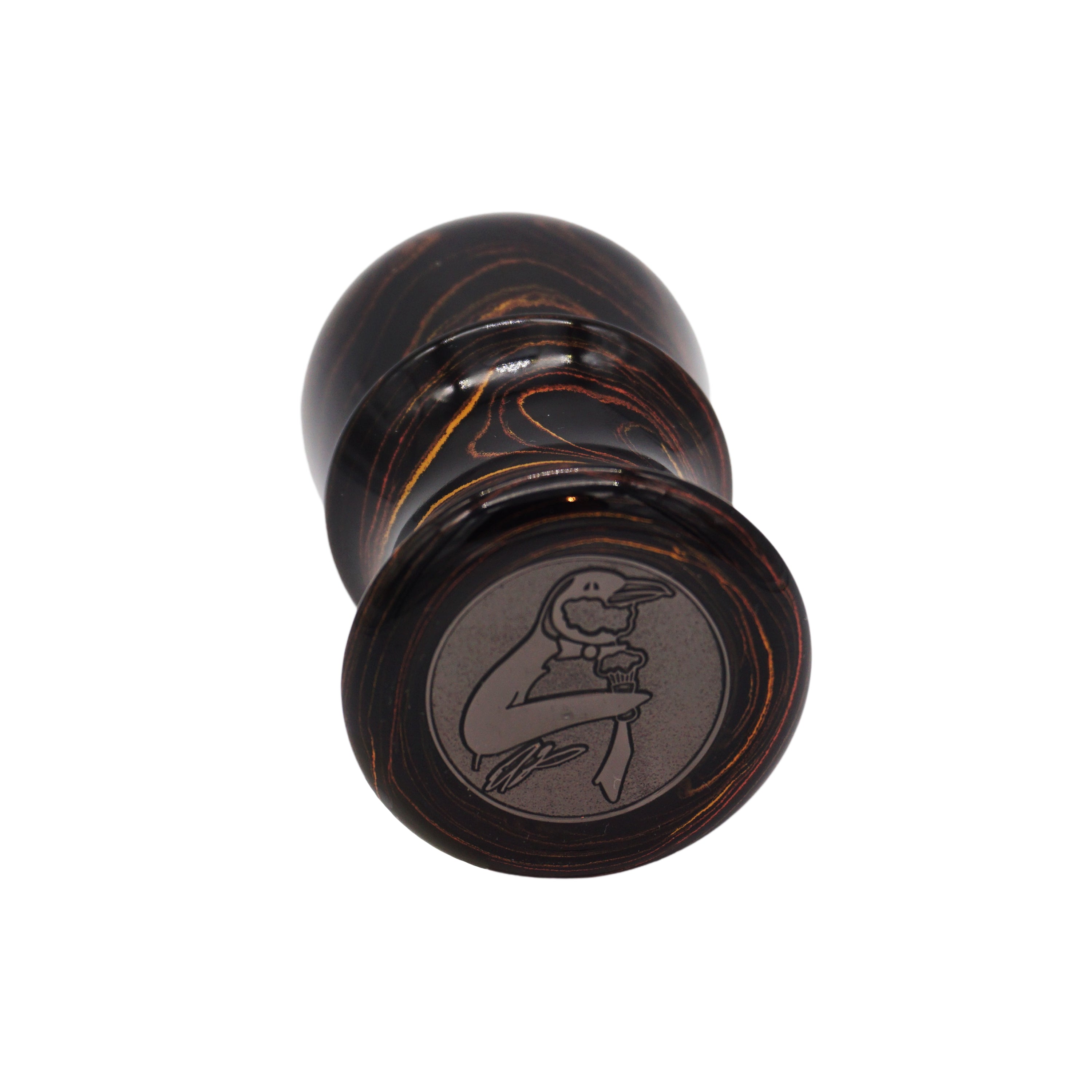 Premium Handmade Honey Ebonite Shaving Brush Handle - Compatible with 24mm & 26mm Knots - Perfect for Wet Shaving & Grooming Gifts