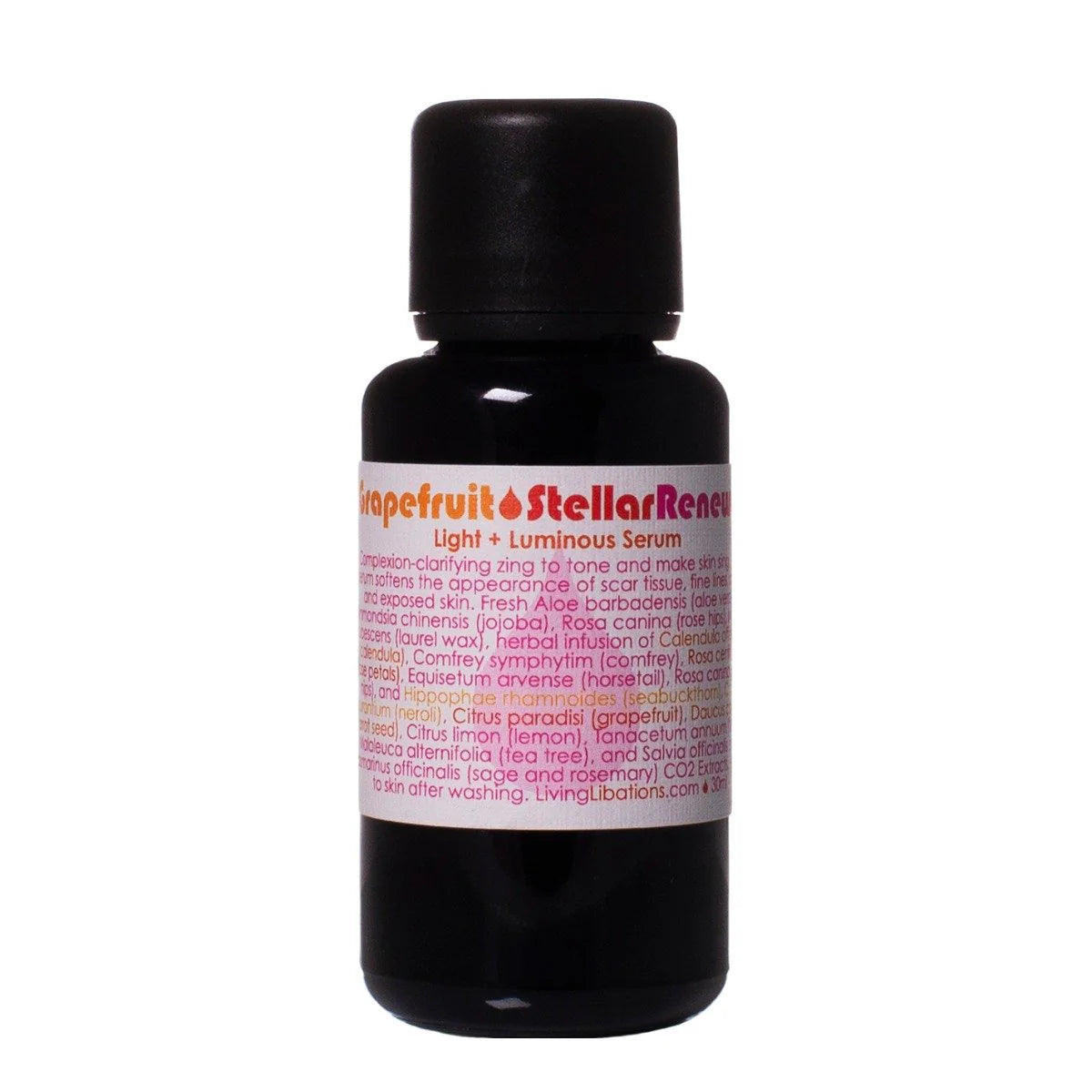 Grapefruit Stellar Renewal Serum - Brightening & Anti-Aging Face Treatment for Glowing Skin | Perfect for Morning Routine & Night Skincare Regimen