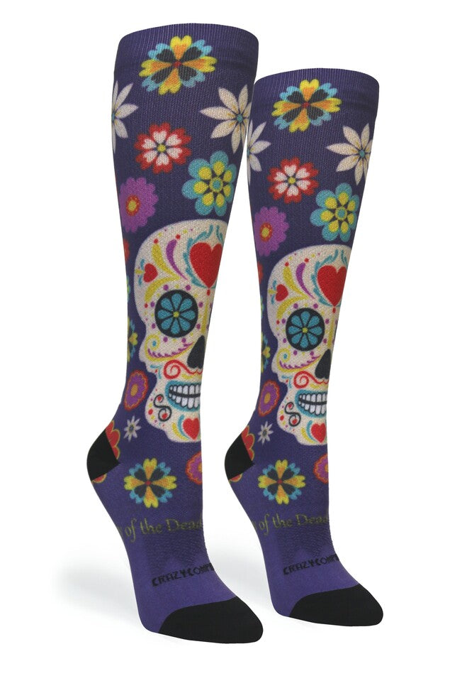Calavera Purple Women's Shoes - Comfortable & Stylish (Standard & Extra Wide Sizes) - Perfect for Casual Wear, Work & Everyday Outfits