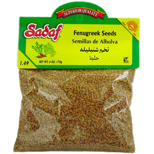 Premium Sadaf Fenugreek Seeds 6oz (Pack of 12) | 100% Natural & Fresh | Ideal for Cooking, Tea & Herbal Remedies | Perfect for Indian, Middle Eastern & Mediterranean Cuisine