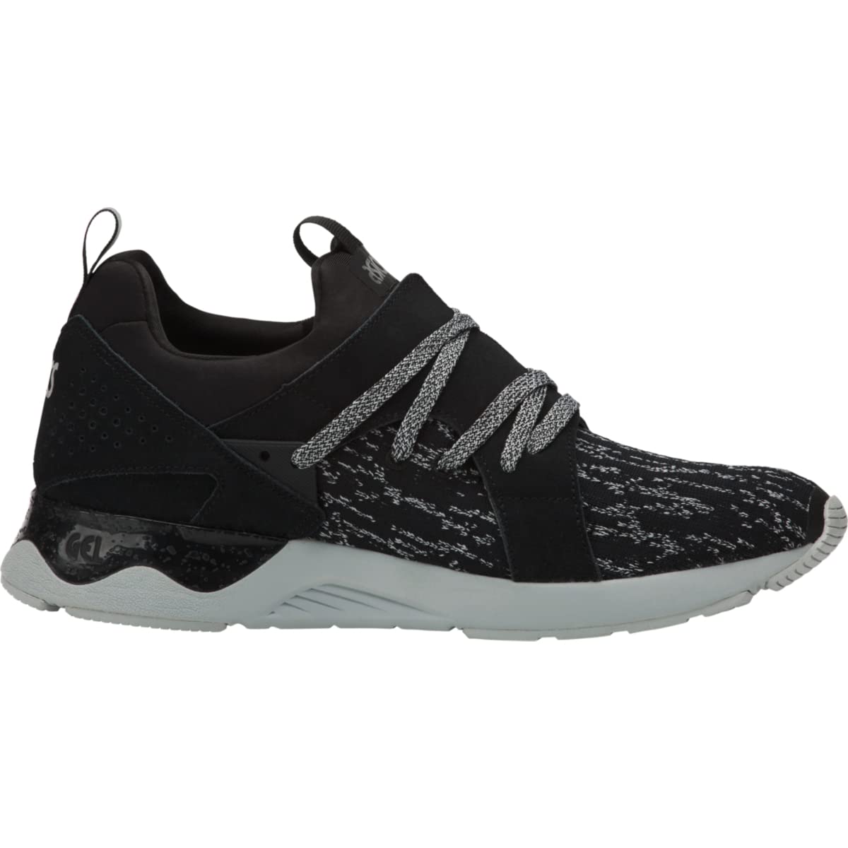 ASICS Tiger Men's Gel-Lyte V Sanze Suede Running Shoes - Black Size 8 Medium (D) | Lightweight Comfort for Jogging, Gym Workouts & Casual Wear