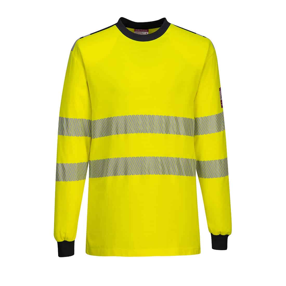Portwest FR701 WX3 Flame Resistant High Visibility T-Shirt - ANSI Compliant Safety Workwear for Construction & Industrial Workers