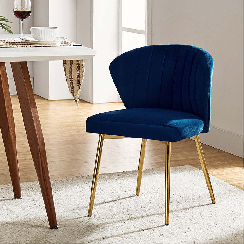 Luxury Aruna Velvet Upholstered Accent Chair - Soft Velvet Fabric, Comfortable Seating for Living Room, Bedroom, or Office - Elegant Home Decor & Stylish Furniture