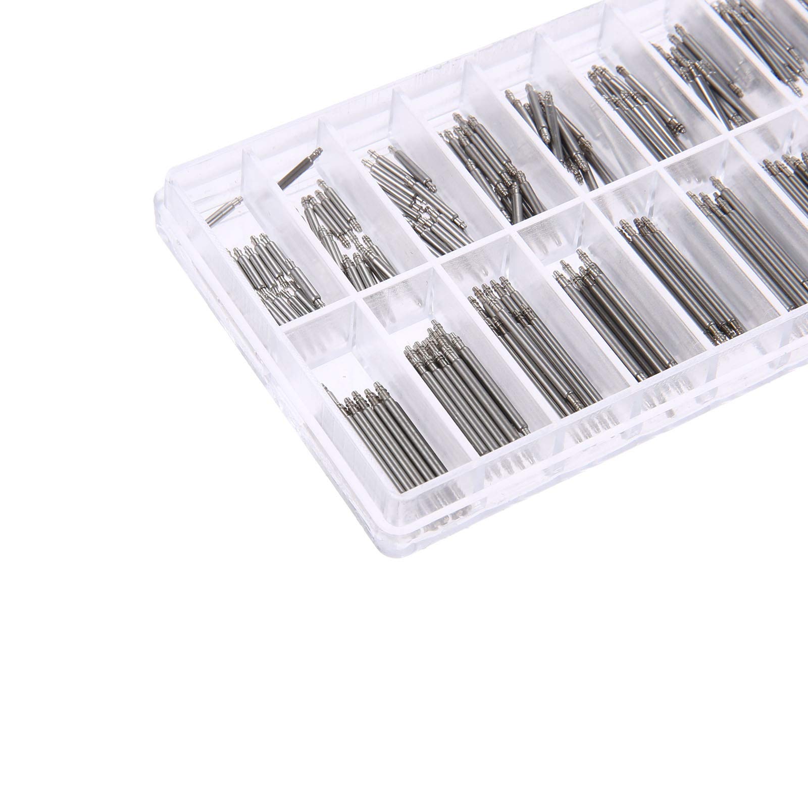 360-Piece Stainless Steel Spring Bar Tool Kit for Watch Band Removal & Repair - 1.5mm Diameter, 8-25mm Length - Perfect for Watch Repair, Strap Replacement & DIY Watch Maintenance
