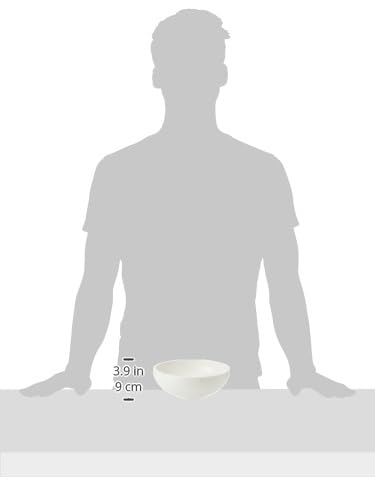 Villeroy & Boch NewMoon Small Serving Bowl 33.75 oz - Premium White Porcelain Dishwasher Safe Bowl for Salads, Desserts & Entertaining - Elegant Tableware for Dinner Parties, Holidays & Everyday Use