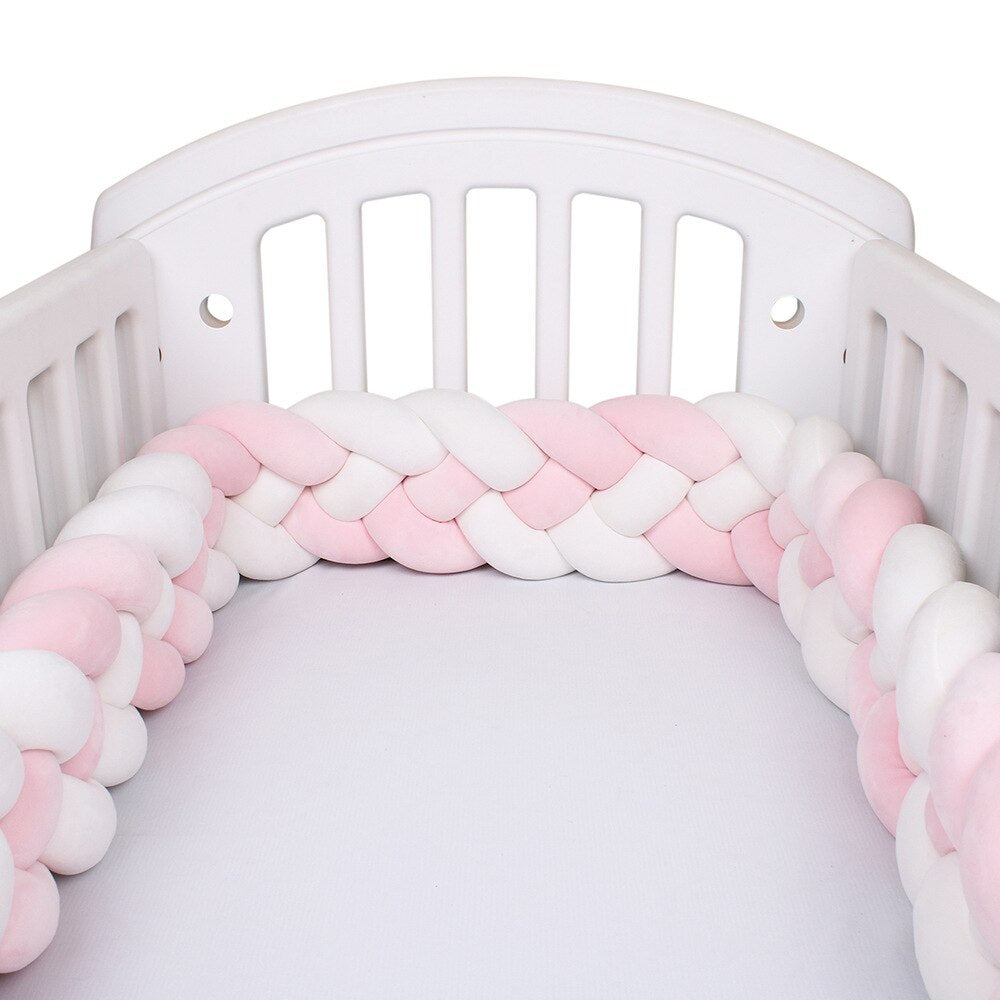 Stylish Nursery Cot Bumper - Soft Baby Crib Bumper Pad for Safe & Comfortable Sleep | Perfect for Newborns, Toddlers & Modern Nursery Decor