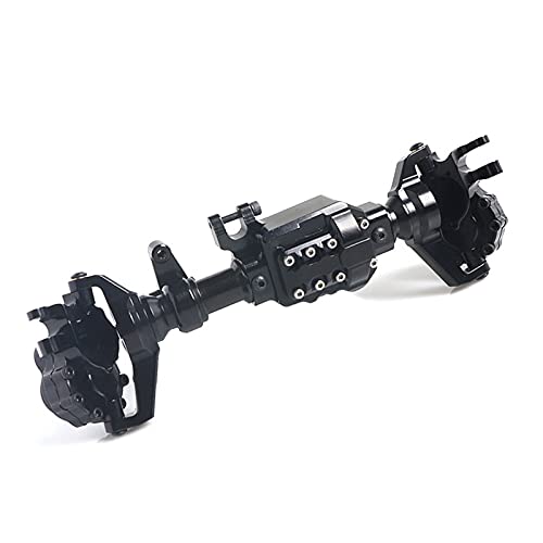 Traxxas TRX-4 1/10 Scale RC Crawler Car Front & Rear Portal Axles - Heavy Duty Black Upgrade Parts for Off-Road Crawling & Rock Climbing Adventures