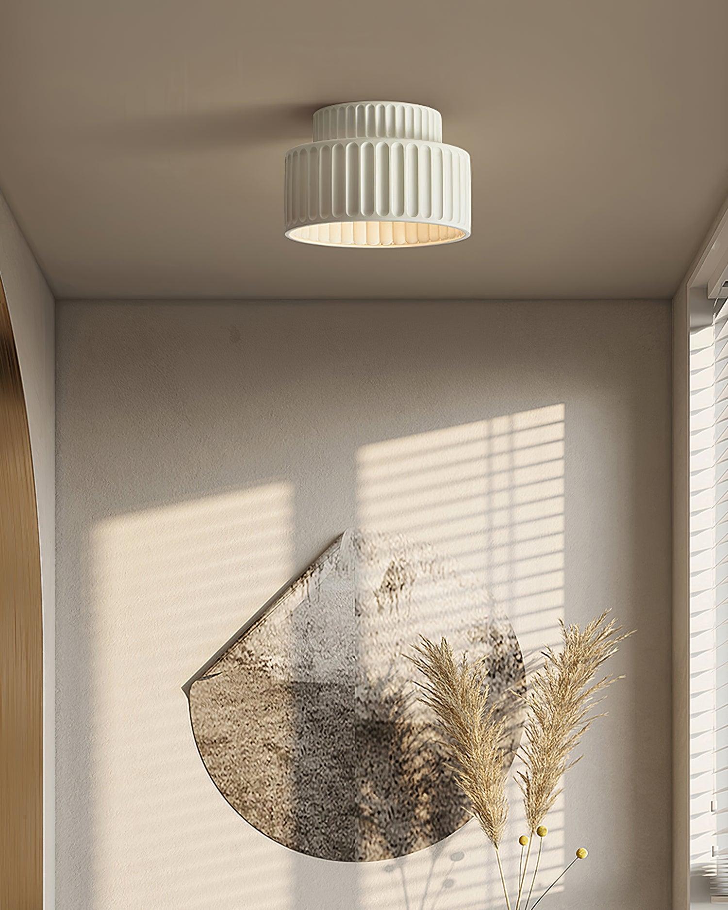 Modern Kami Ceiling Lamp - Elegant LED Flush Mount Light Fixture for Bedroom, Living Room & Kitchen - Energy Saving Home Lighting Solution