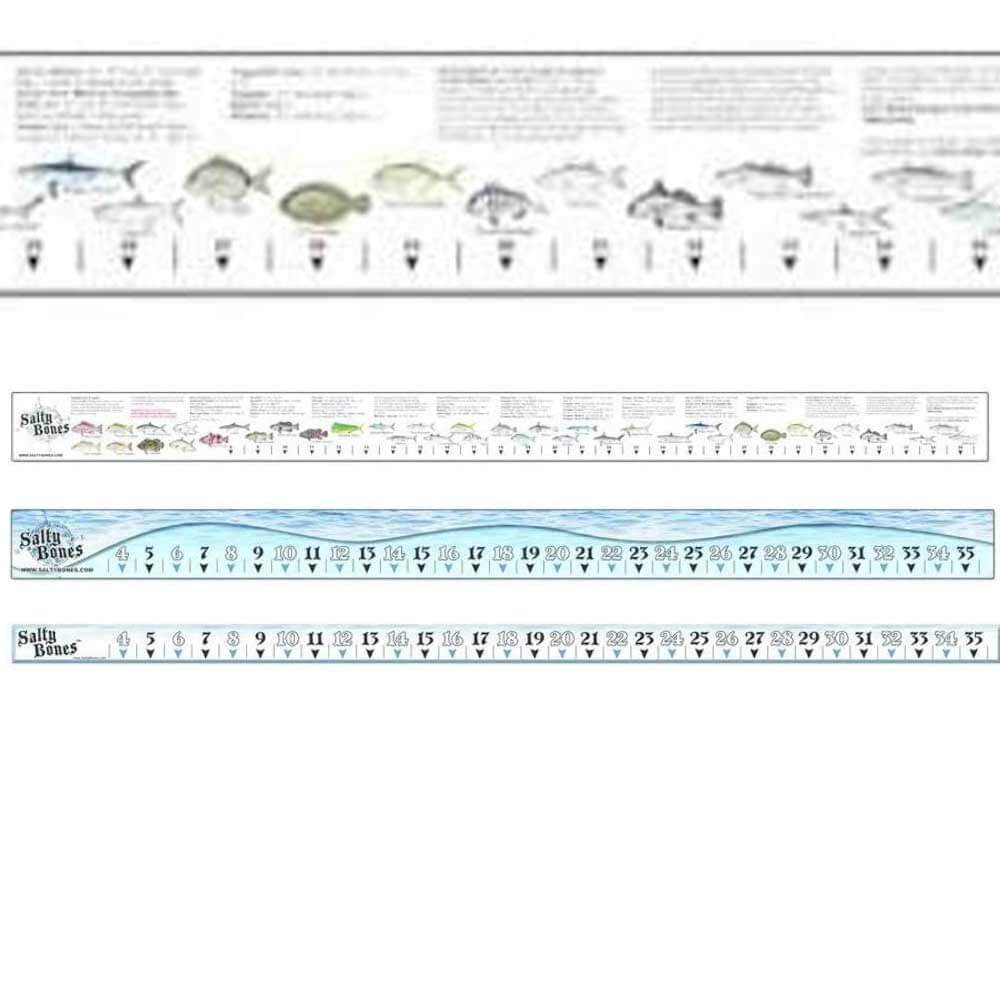 Florida Boat Decal Ruler with Measurement Markings - FS50 Marine Measuring Sticker for Boats, Kayaks & Fishing - Perfect for Measuring Fish Catch & Boat Maintenance