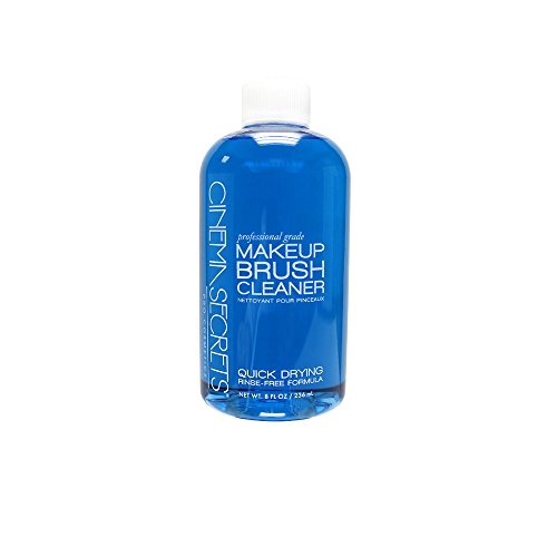 CINEMA SECRETS Professional Brush Cleaner - 8 Fl Oz | Fast & Effective Makeup Brush Cleaner for Artists & Beauty Enthusiasts | Perfect for Home, Salon & Professional Studio Use