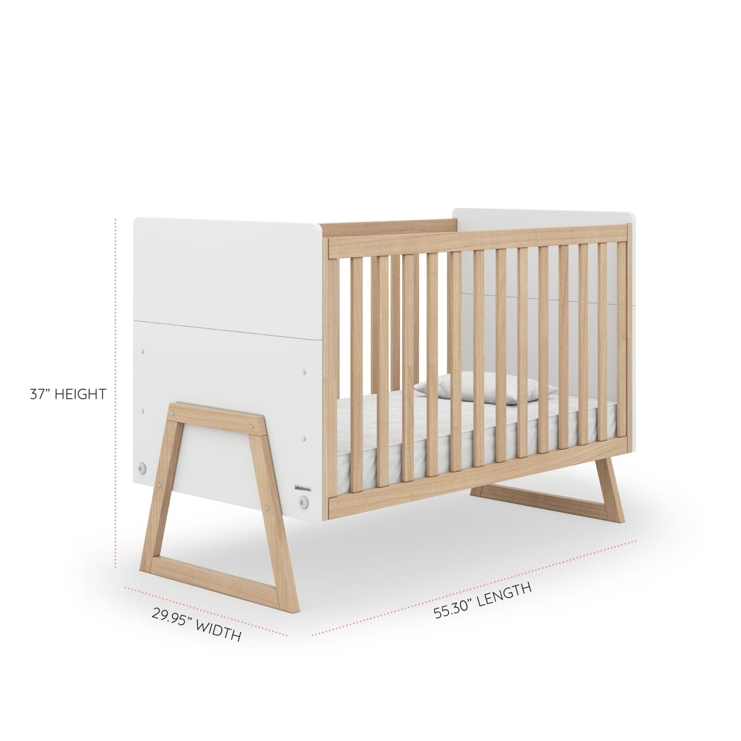 3-in-1 Convertible Baby Crib with Changing Table & Storage - Safe Toddler Bed for Nursery Room | Perfect for Newborns, Infants & Growing Kids
