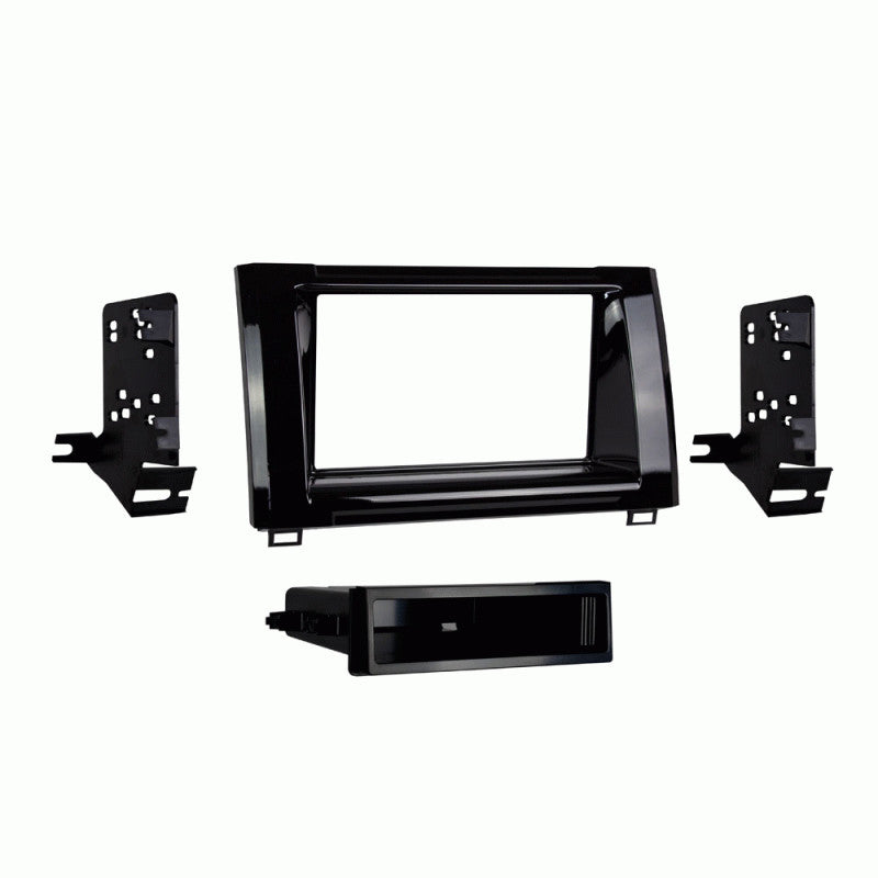 Metra 99-8246HG High Gloss DIN Radio Dash Kit for 2014-2021 Toyota Tundra - Car Stereo Installation & Upgrade Replacement for Seamless Audio System Integration