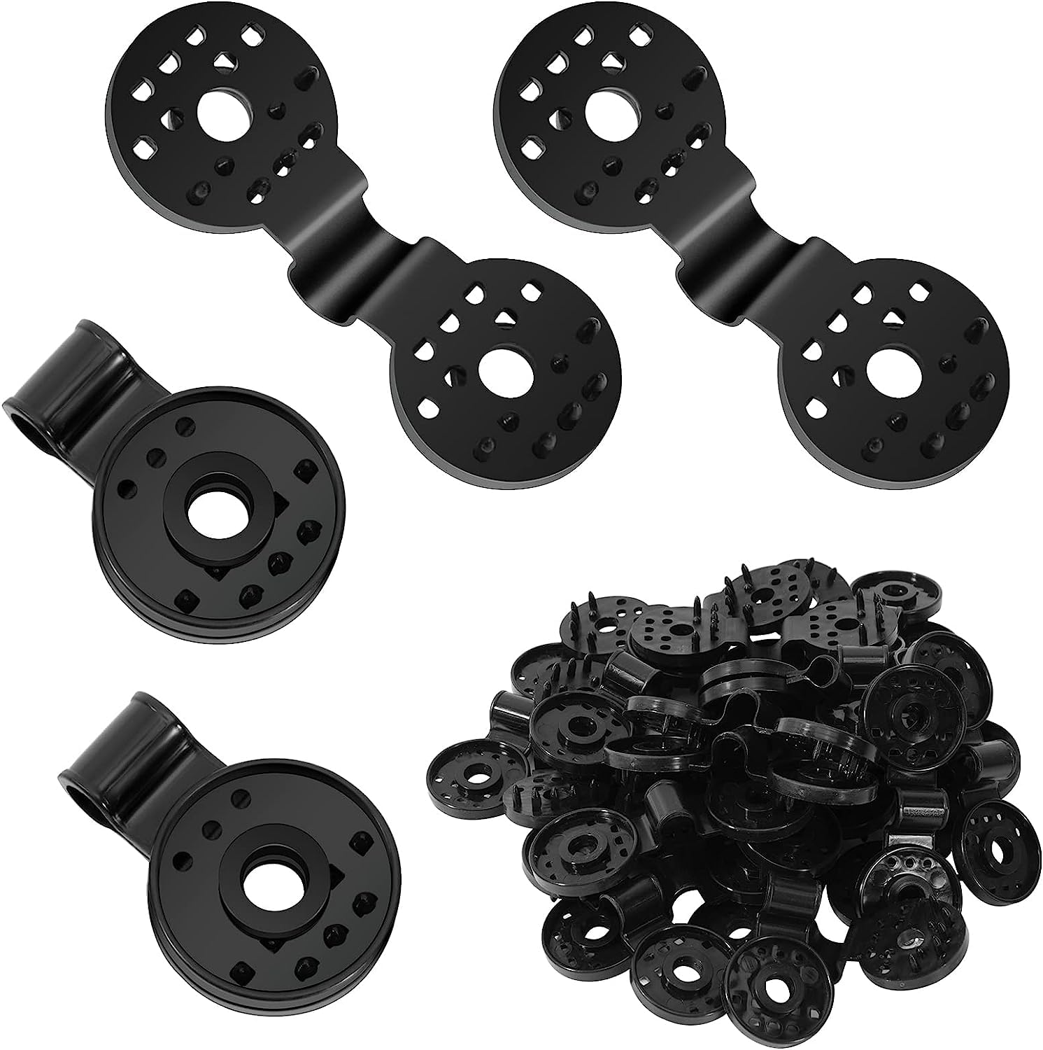 Shade Cloth Heavy Duty Lock Grip Clips, Tarp Clips, Fixed Clips for Shade Cloth (50pcs) - Ideal for Garden, Greenhouse, and Outdoor Canopy Securing