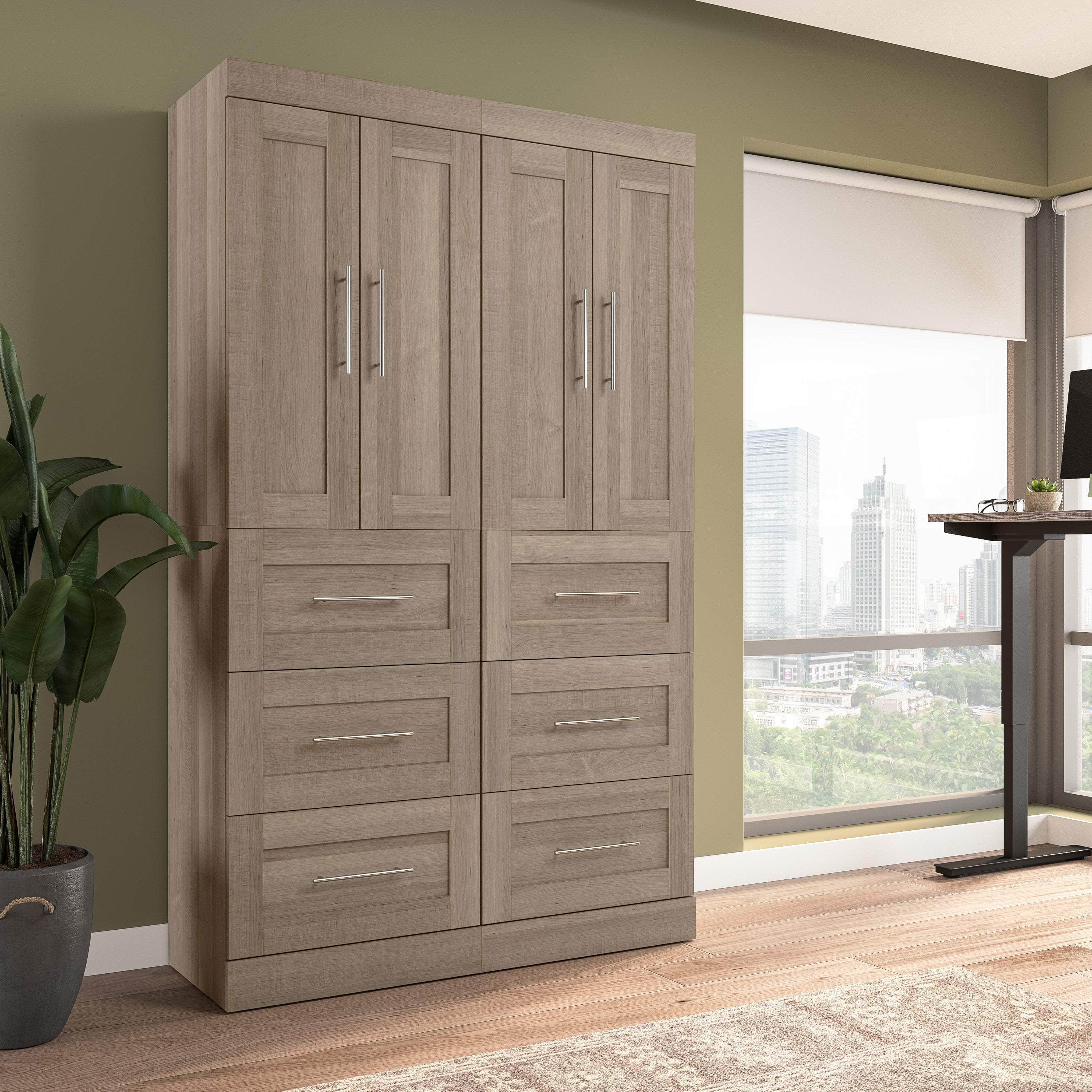 50W Closet Organizer with Drawers - 7 Color Options for Wardrobe, Bedroom & Office Storage | Space-Saving Home Organization Solution