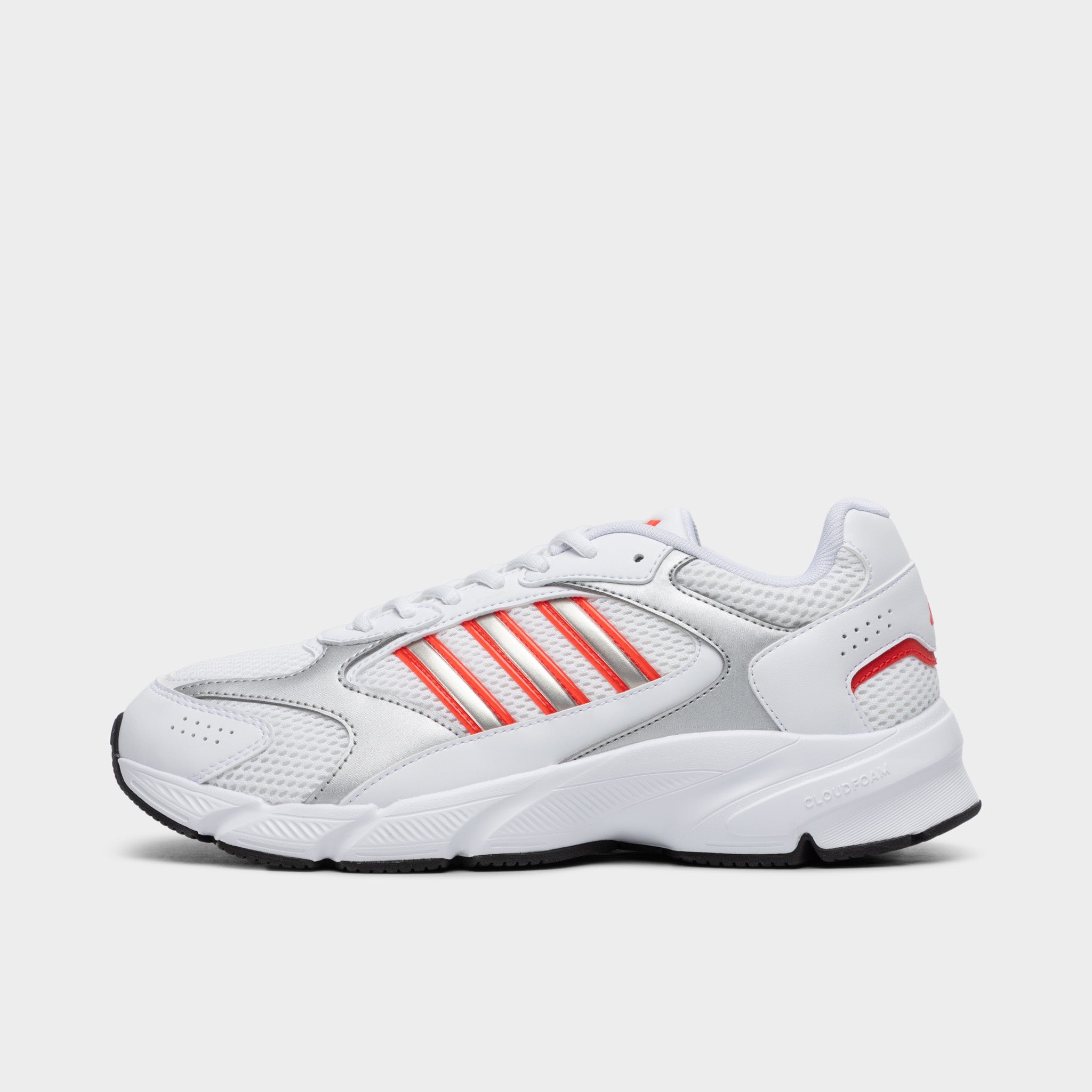 Adidas Crazychaos 2000 Running Shoes - White/Silver/Red - Lightweight & Breathable for Men's Sports, Gym Workouts & Casual Wear
