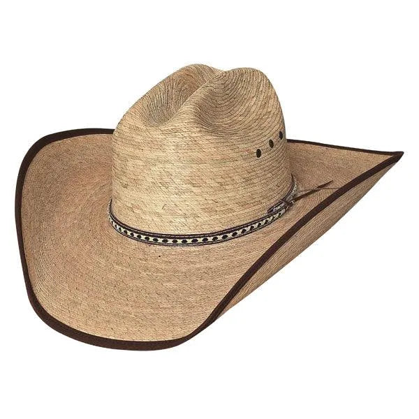 Bullhide Wide Open 15X Mexican Palm Straw Cowboy Hat - Western Style Sun Protection for Outdoor Ranchers & Country Music Fans