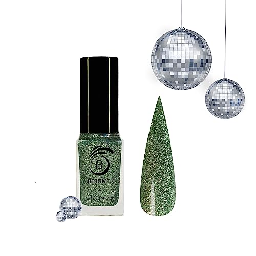 REFLECTIVE WITCH COCKTAIL GLITTER NAIL POLISH BNP 321 - Long-Lasting Metallic Nail Lacquer for Halloween Parties, Cosplay & Nightlife