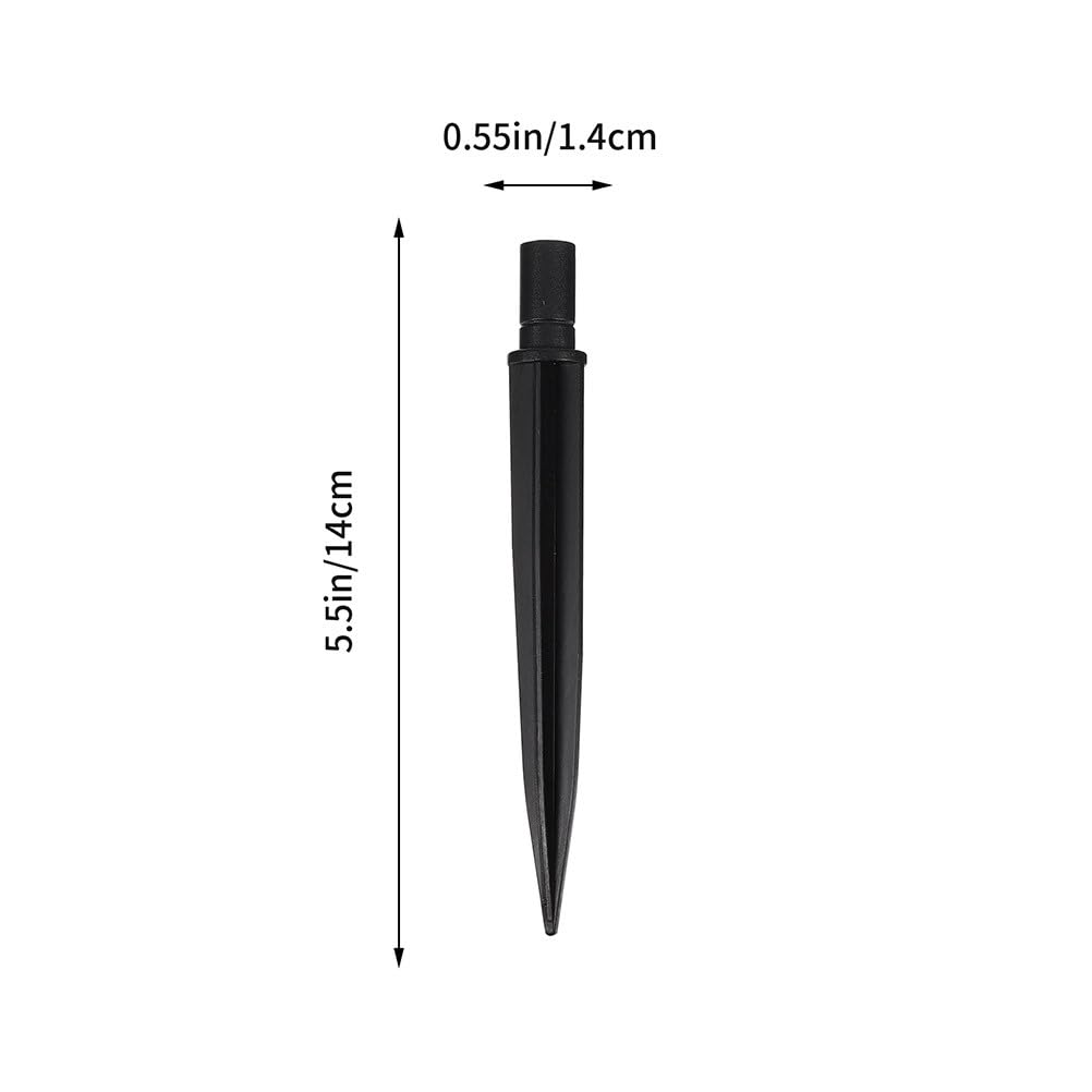 25 Pack Solar Light Stakes - 5.5 x 0.55 Inch Replacement Ground Spikes for Garden Pathway Lights, Landscape Yard Lamps - Perfect for Driveway, Walkway, Flower Bed & Outdoor Decoration Lighting