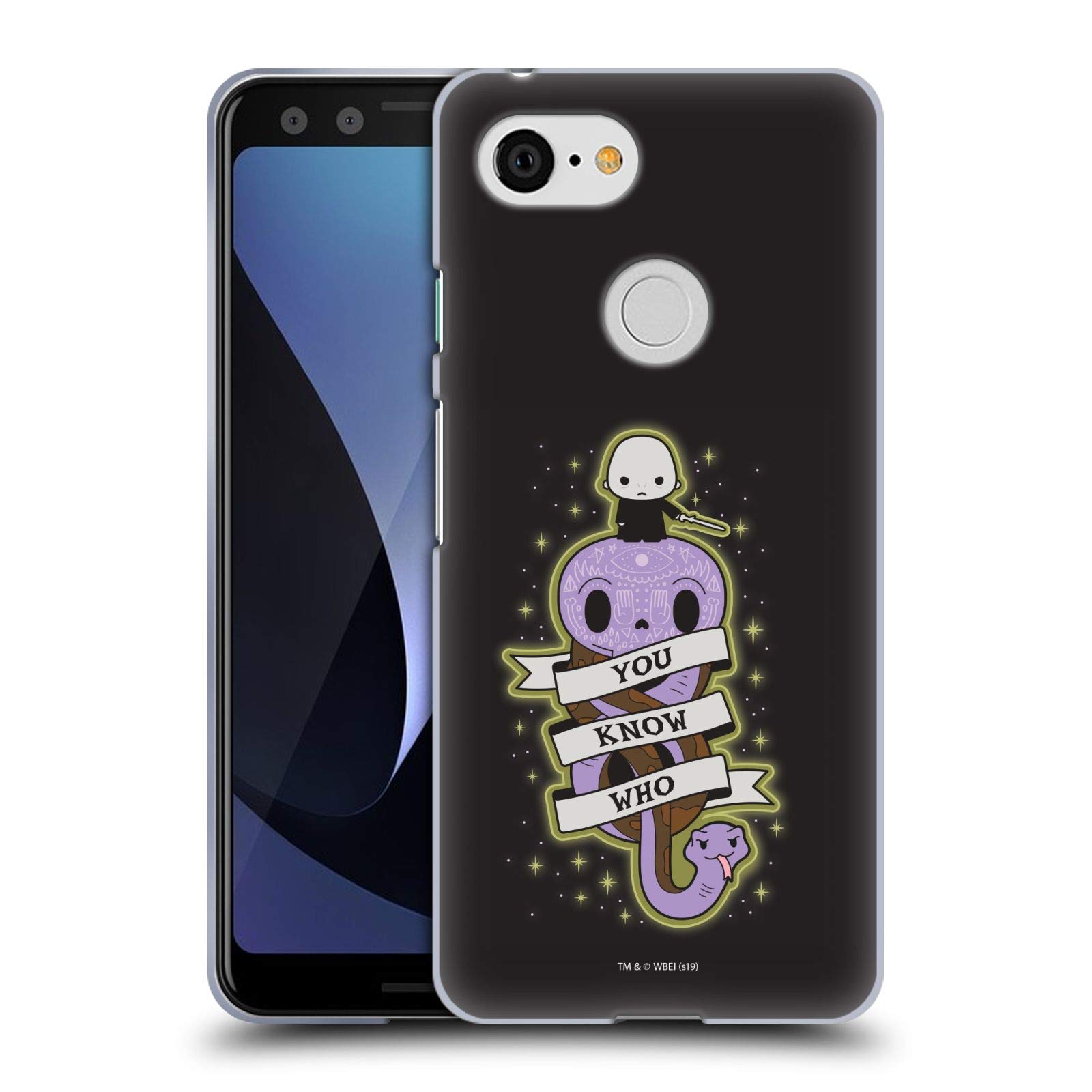Harry Potter Voldemort Case for Google Pixel 3 - Deathly Hallows Design for Fans
