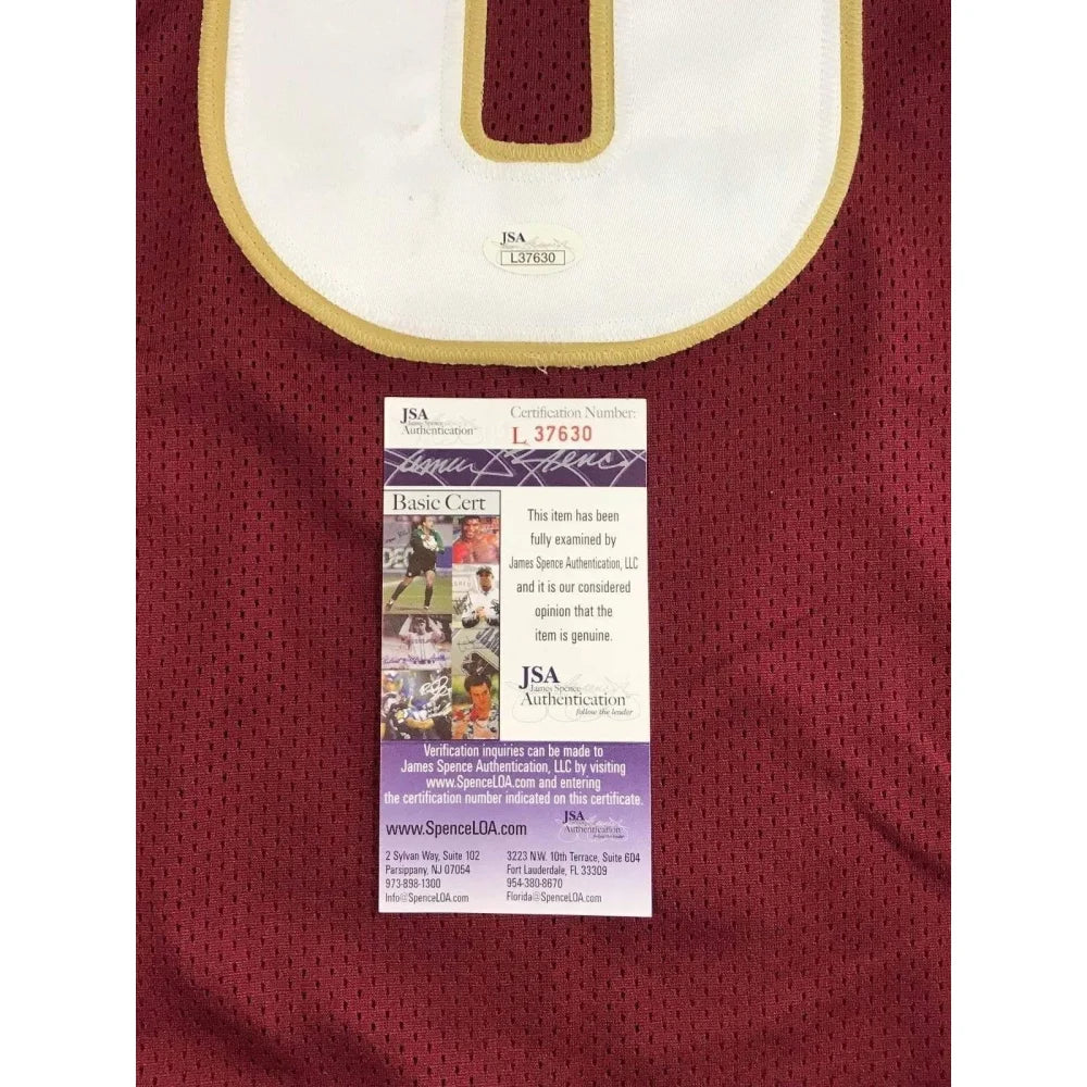 Authentic Jameis Winston Signed FSU Football Jersey with JSA COA - Florida State Seminoles & Tampa Bay Buccaneers Collectible - Perfect for Sports Memorabilia Displays, Fan Gifts, and Autograph Collections
