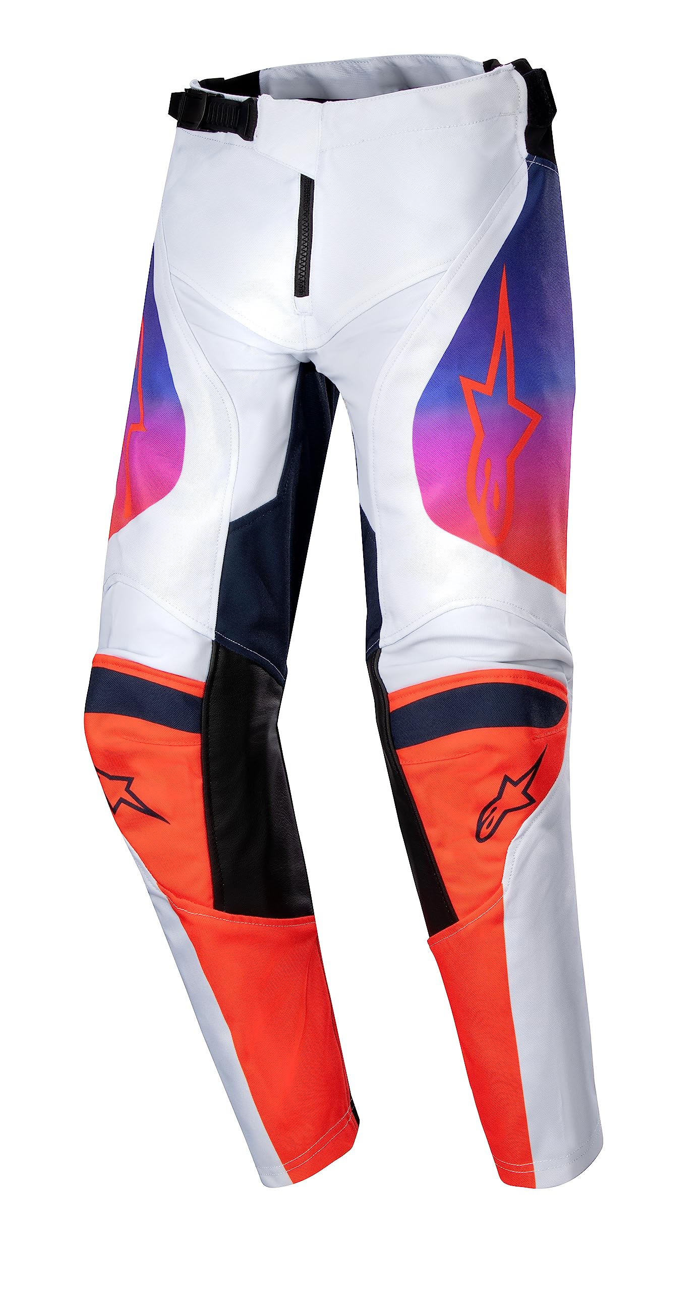 Alpinestars Racer Hoen Light Grey/Hot Orange/Black Youth Motocross Gear Set - Jersey and Pants Combo for Dirt Bike Racing & Off-Road Riding