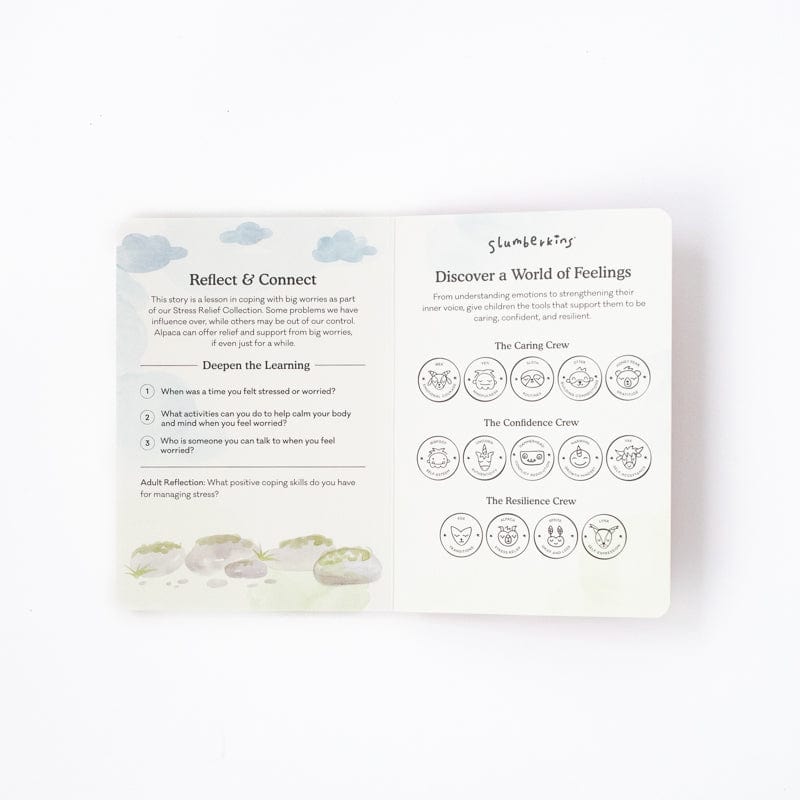 Alpaca Holds Your Worries Board Book - Cute Animal Story for Kids | Bedtime Reading, Preschool Learning & Emotional Development
