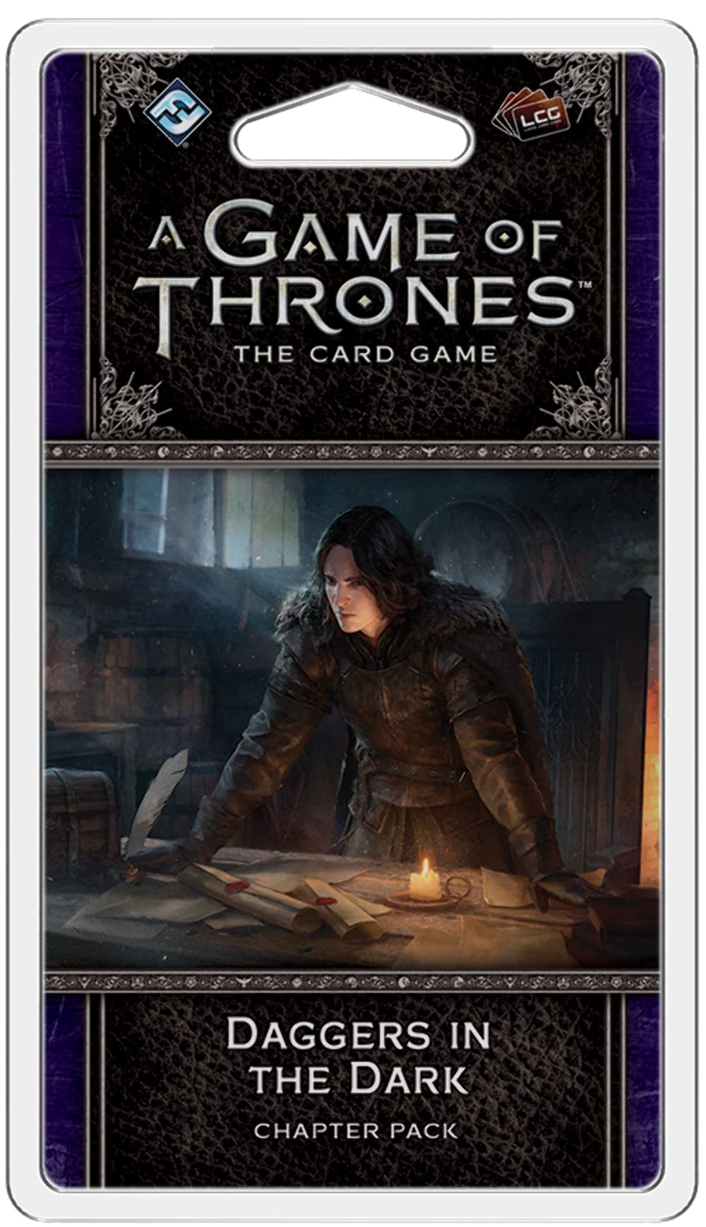 【A Game of Thrones LCG 2nd Edition: Daggers in The Dark】扩展包 - 策略卡牌游戏，适合桌游聚会与家庭娱乐