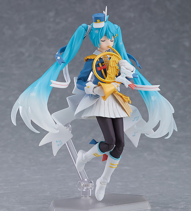Figma #EX 060 Snow Miku (Snow Parade Ver.) Vocaloid Action Figure - Collectible Anime PVC Statue for Vocaloid Fans | Perfect for Display, Cosplay Inspiration & Anime Collections