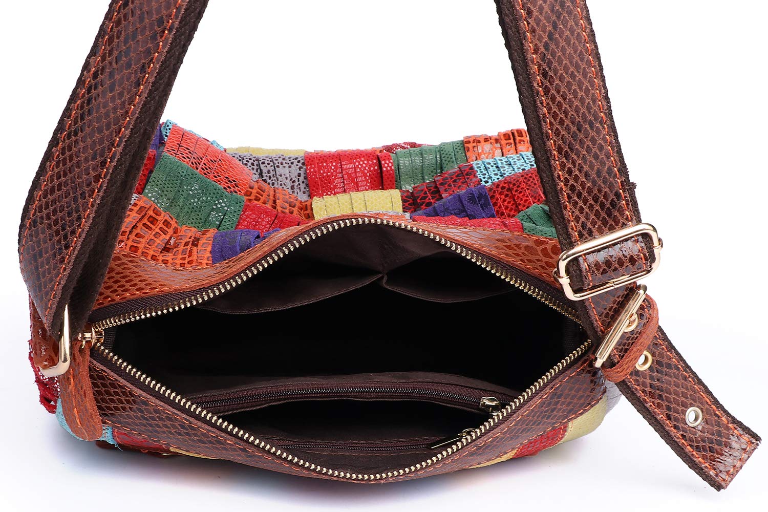 Women's Genuine Leather Boston Tote Bag - Multicolor Crossbody Handbag for Work, Travel & Everyday Use | Stylish & Durable Shoulder Bag