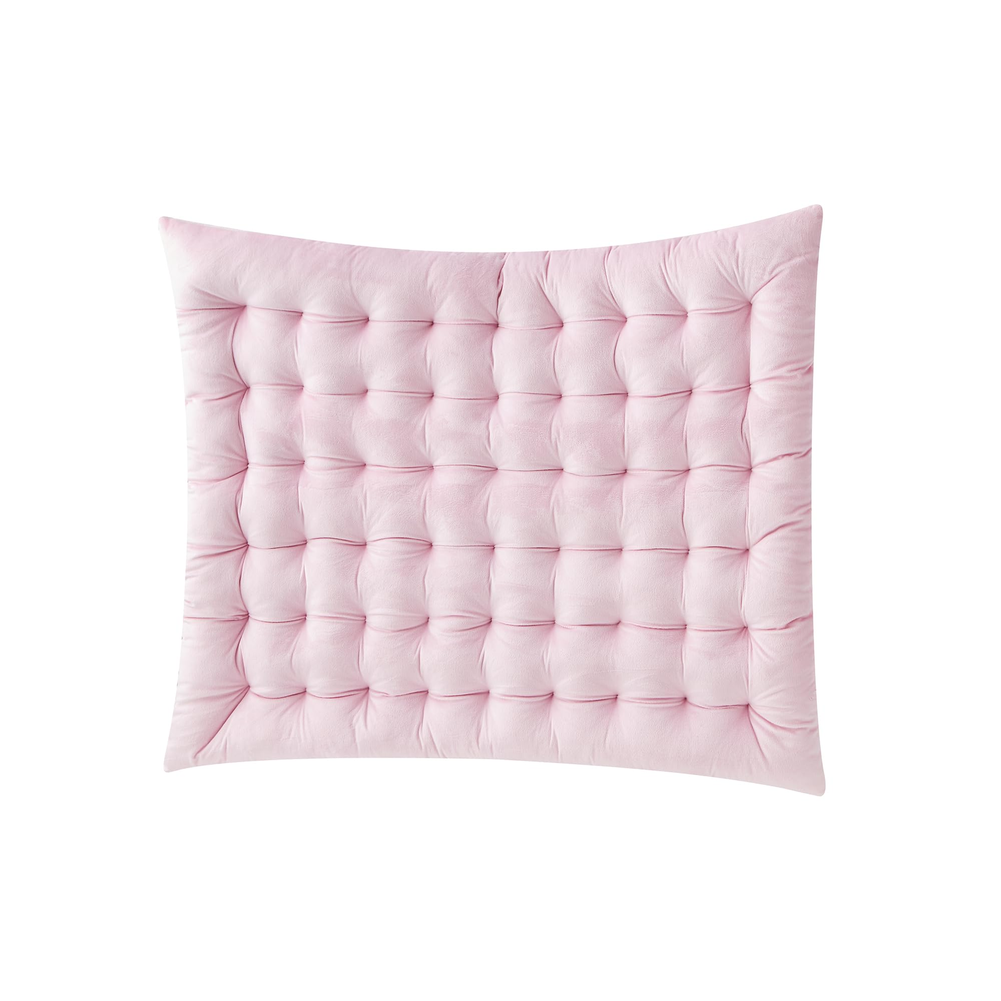 DormCo Queen Size Tufted Headboard for College Dorm - Soft Pink Upholstered Bed Headboard with Cushion, Perfect for Small Spaces & Dorm Rooms | Bedroom Decor, Girls' Room, Teen Room, Apartment Living