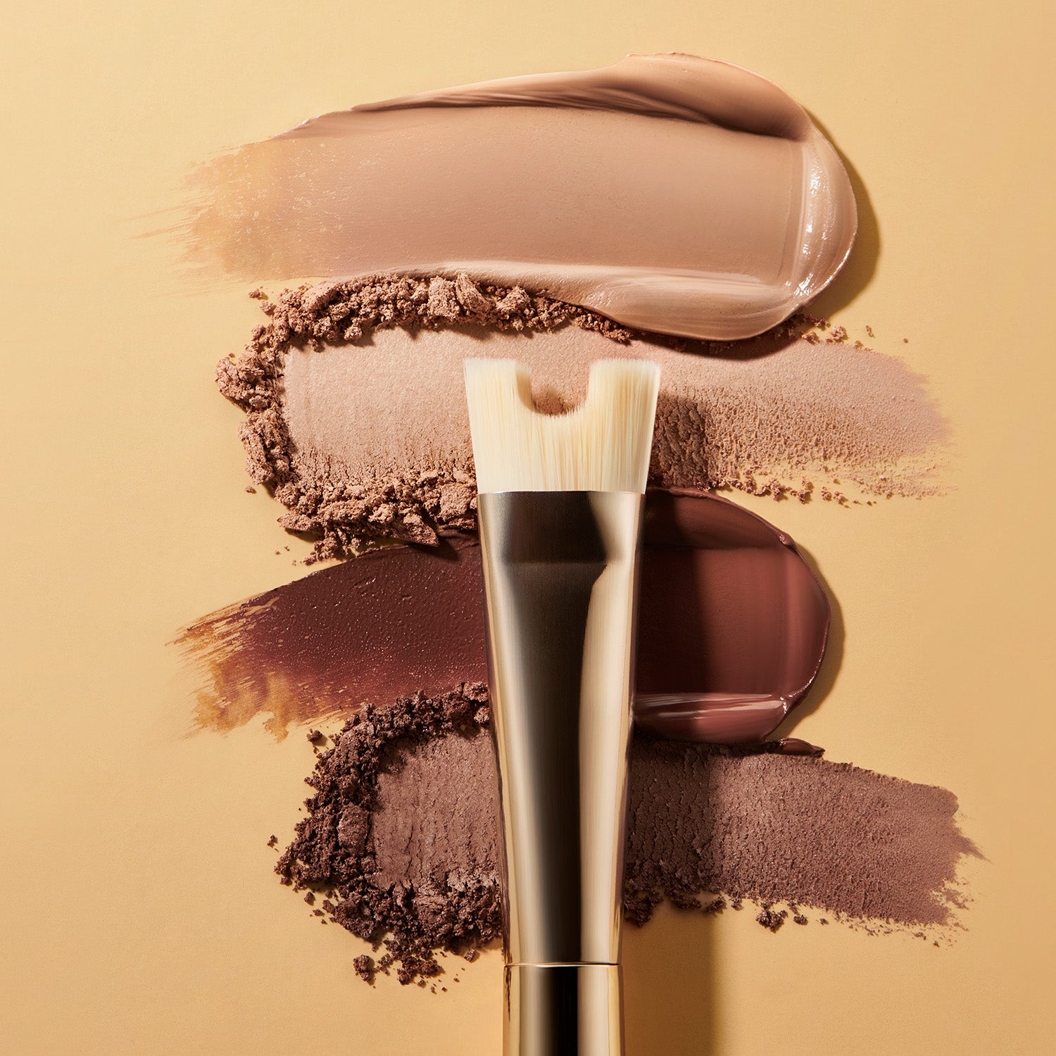Precision Duo Contour Brush - Professional Makeup Blending Brush for Face Contouring & Highlighting - Perfect for Everyday Makeup & Special Occasions