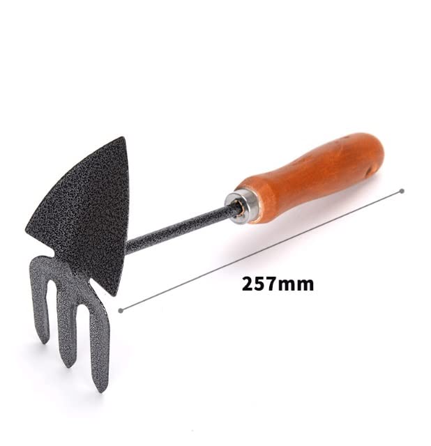 3-Piece Heavy Duty Metal Garden Tool Set with Ergonomic Handles - Durable Gardening Kit for Planting, Weeding & Landscaping | Perfect for Home Gardeners & Professional Landscapers